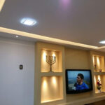 PAREDE DE DRYWALL COM ILUMINAÇAO